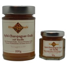 Apfel-Champagner-Gsälz mit Vanille - 220 g